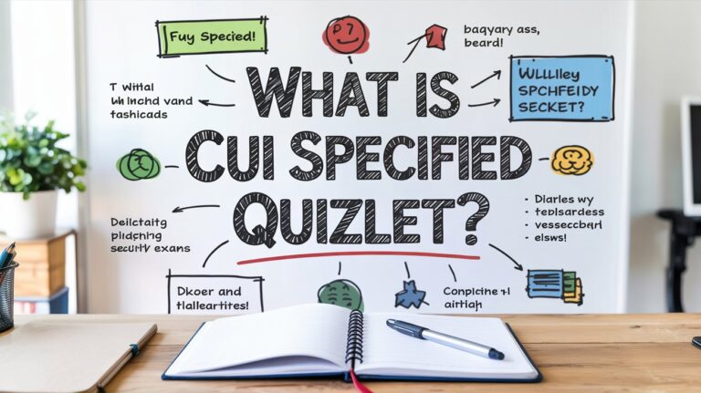 What is CUI Specified Quizlet