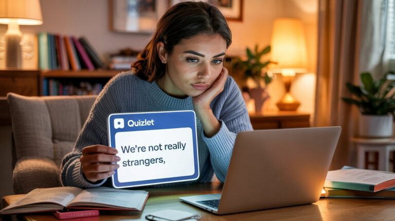 We're Not Really Strangers Quizlet